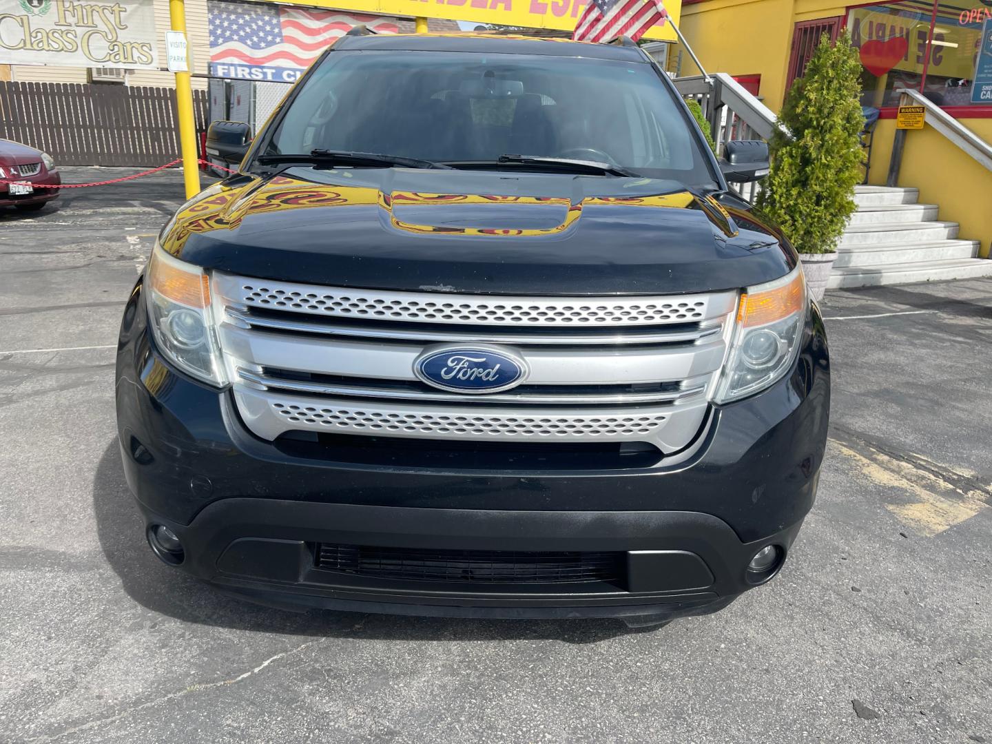 2013 Black /Black Ford Explorer XLT (1FM5K8D86DG) with an 3.5 Liter V6 engine, Automatic transmission, located at 801 South State Street, Salt Lake City, UT, 84111, (801) 328-0098, 40.751953, -111.888206 - Features Top Features: 4WD/AWD, Parking Sensors, Alloy Wheels, Rear Air Conditioning, Bluetooth Technology, Rear View Camera, Fold-Away Third Row, Satellite Radio Ready, Front Seat Heaters, Third Row Seat, Leather Seats Basic Features: ABS Brakes, Auxiliary Audio Input, Power Locks, Rear Defro - Photo#1